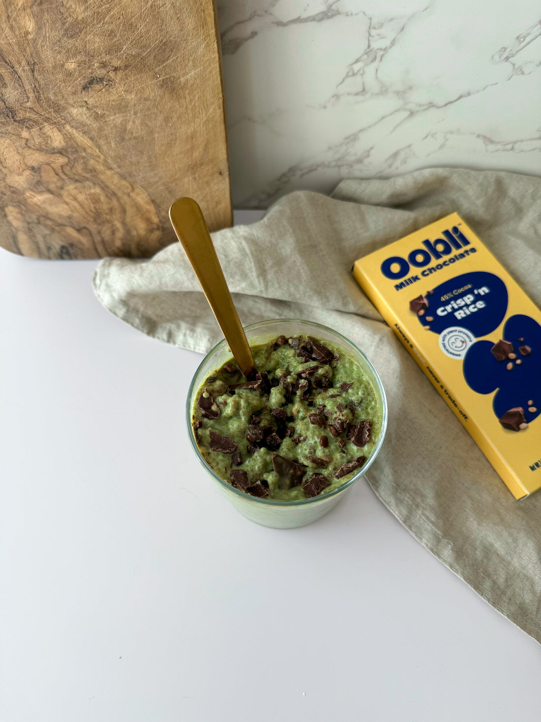 Recipe: Low-Sugar Matcha Chia Pudding