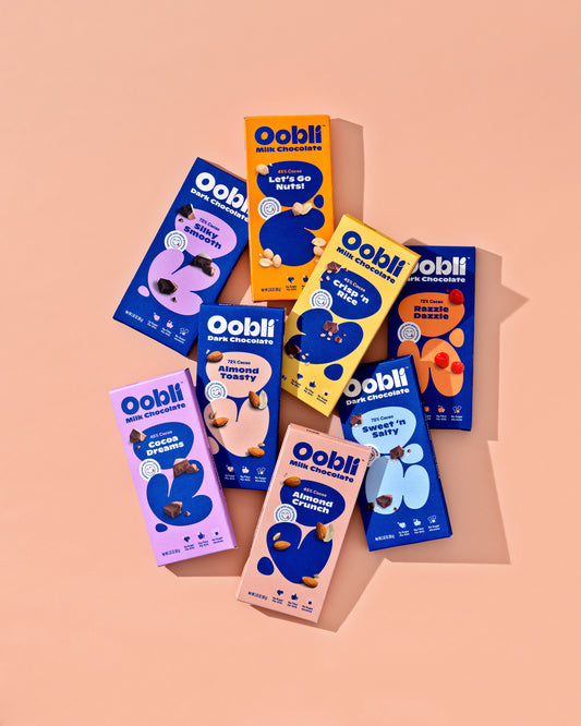Introducing the Brand New Oobli Milk and Dark Chocolates