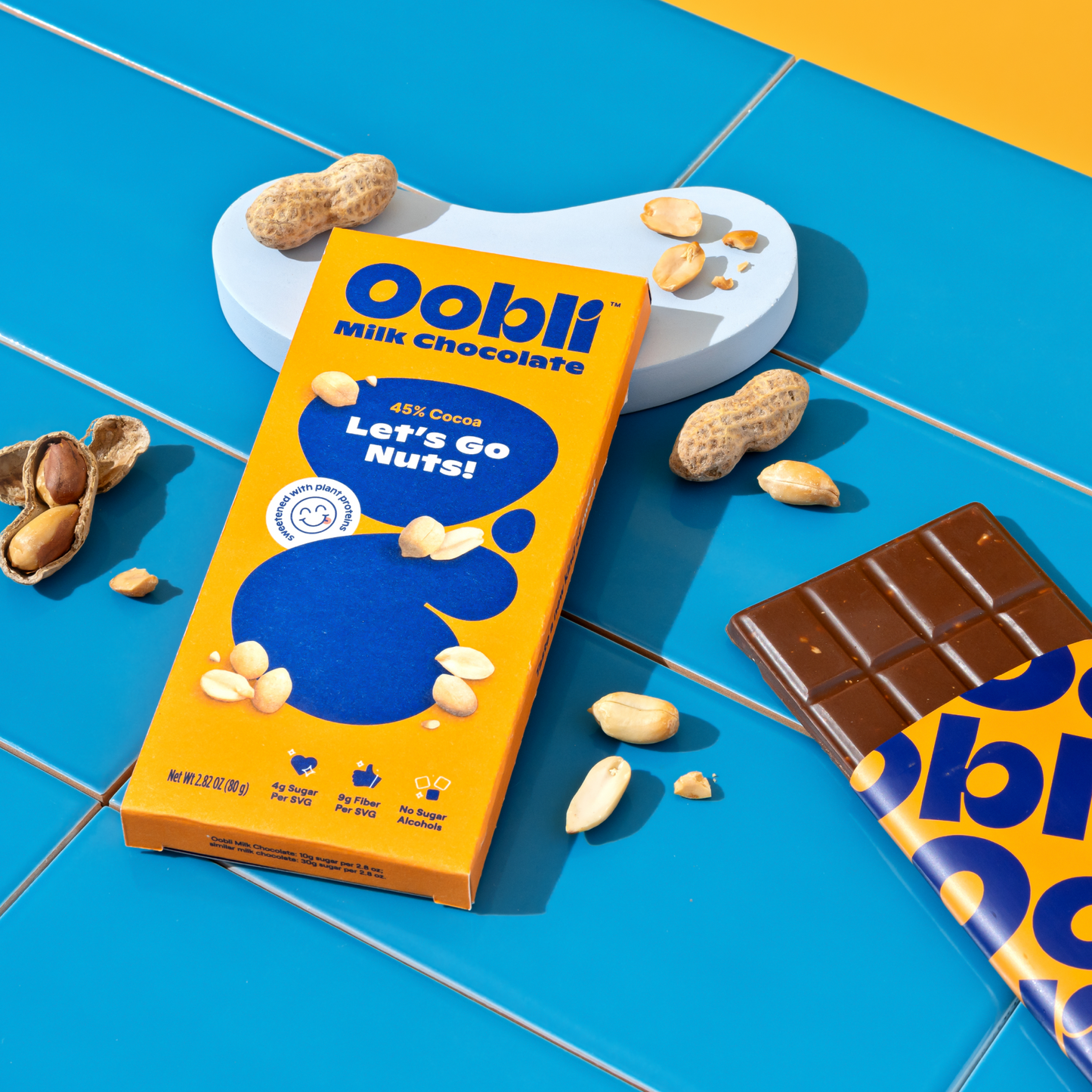 Milk Chocolate Let's Go Nuts! Bars