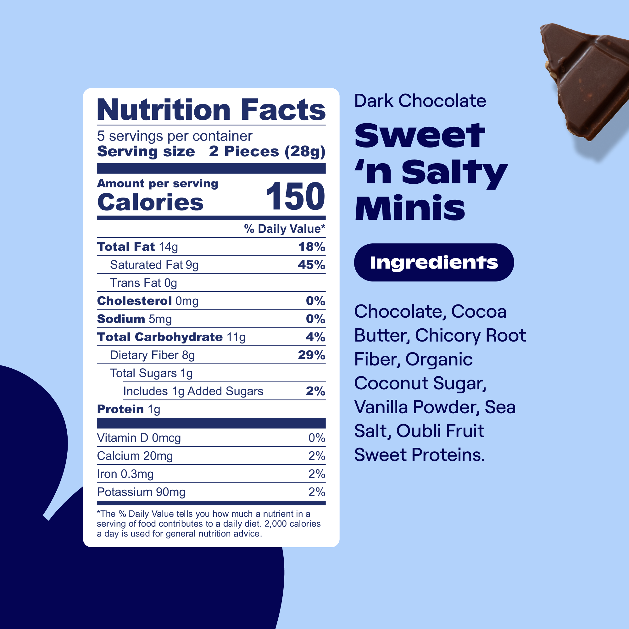 Dark Chocolate Sweet 'n Salty Minis