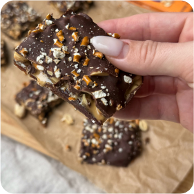 “Take 5” Peanut, Pretzel and Date Bar