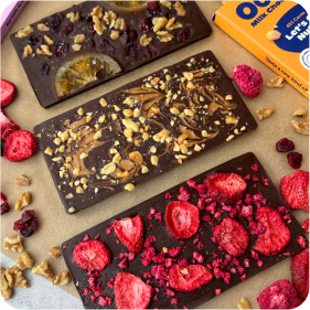 The DIY Chocolate Bar with Nuts and Fruit